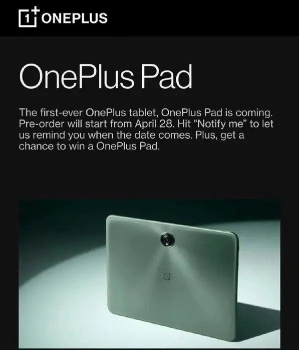   OnePlus Pad Pre Orders 