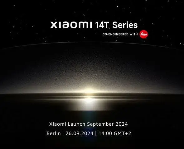 Xiaomi 14T Series Set for Global Launch on September 26