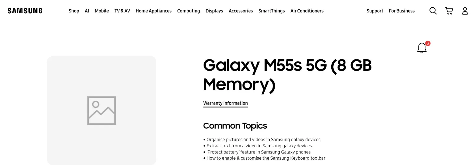 Samsung Galaxy M55s Support Page Live in India: Launch Imminent