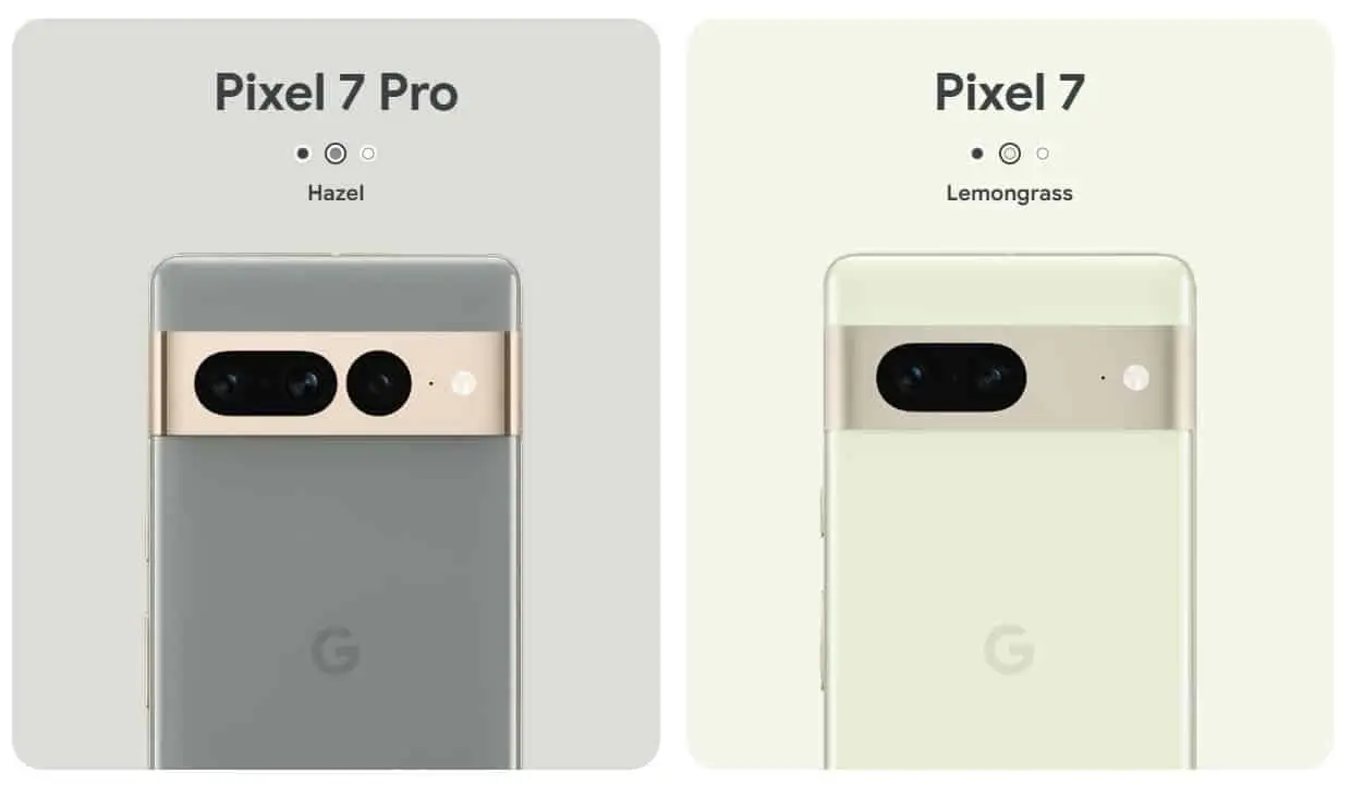  Google Pixel 7 and Pixel 7 Pro 