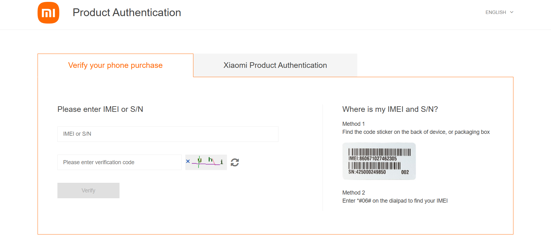  Check the Device Using IMEI or Serial Number