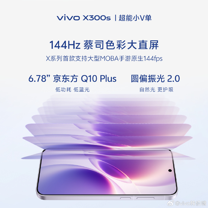 vivo X300s Display and Design
