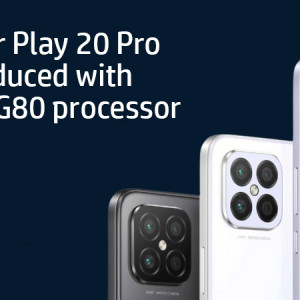 The Honor Play 20 Pro was introduced with the Helio G80 processor