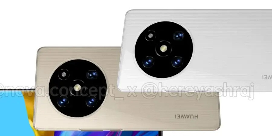 The first look at the design of the upcoming Huawei Mate 50