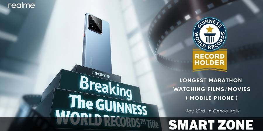 realme GT 7 Sets Guinness World Record with 24-Hour Movie Playback
