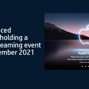 Apple announced that it will be holding a Callifornia Streaming event on 14th September 2021