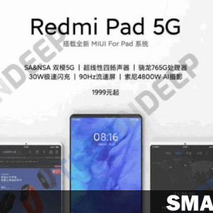 Redmi Pad 5G on a real photo