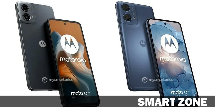 Moto G24 Power and Moto G34 on the first renders